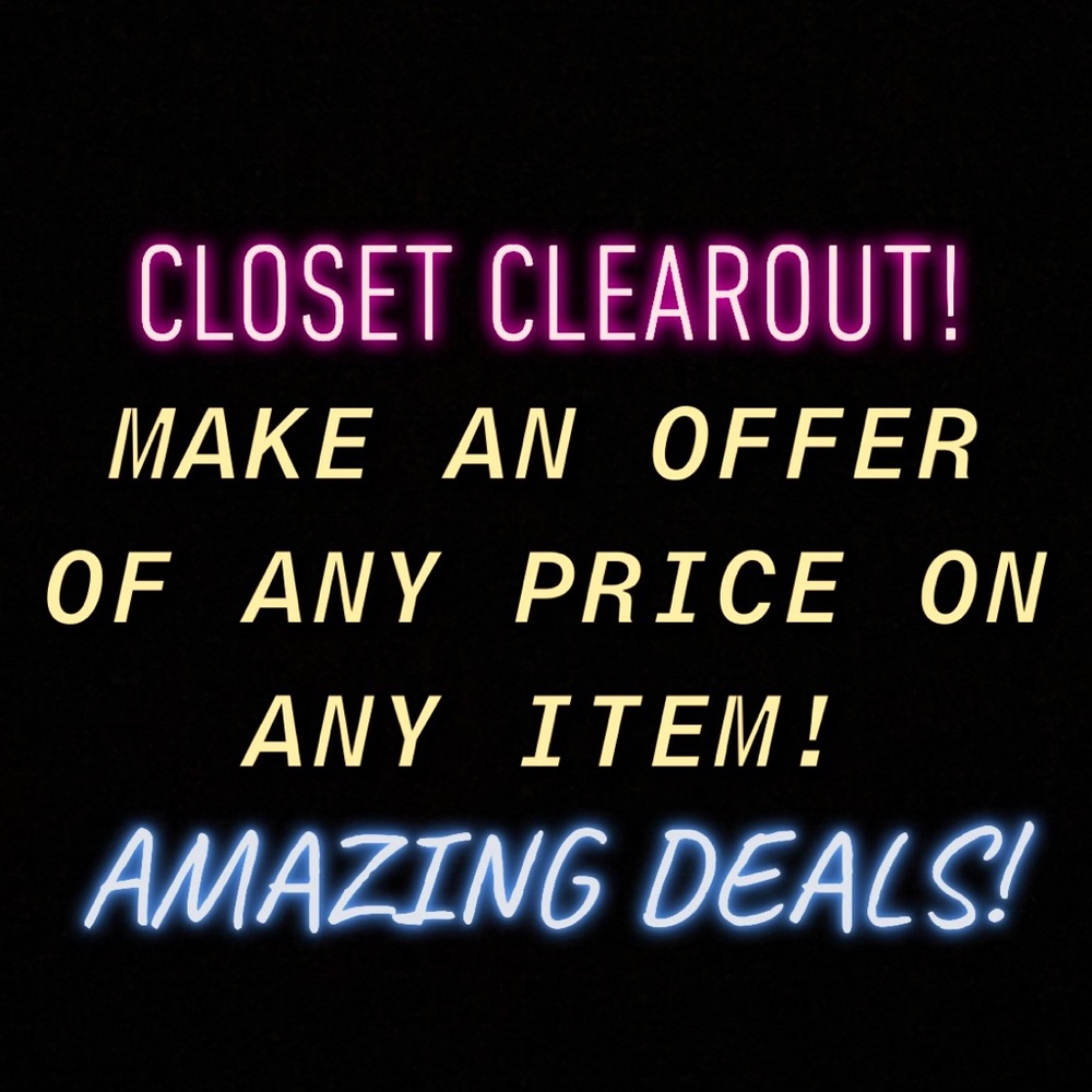 CLOSET CLEAR OUT!